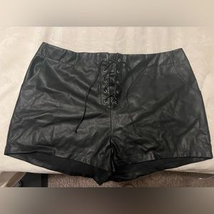 Forever 21 Leather shorts